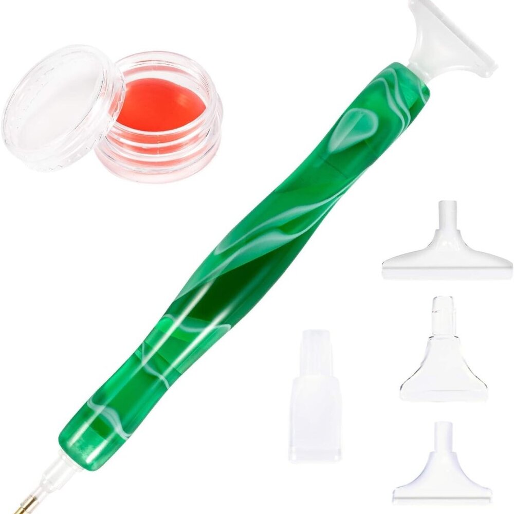 Diamond Painting Pen, Handmade Resin Diamond Painting Pens with Glue Clay and...